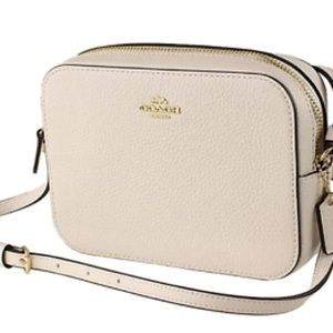 Coach camera beige crossbody bag